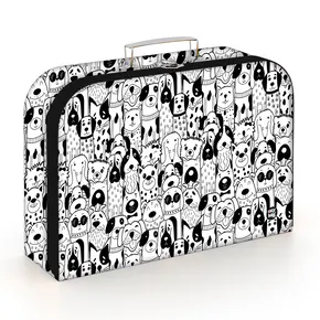 Laminatkoffer 34 cm Hunde